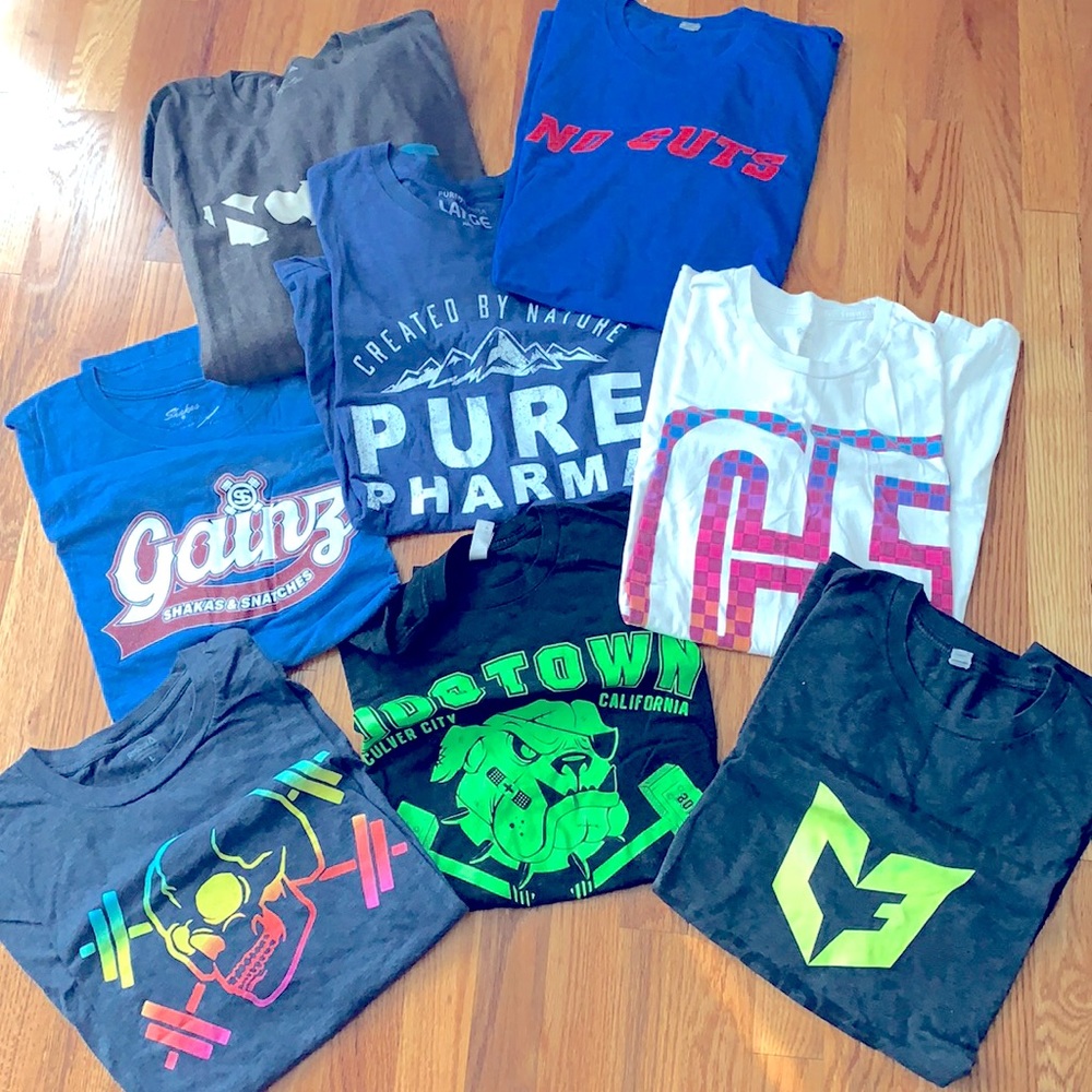 Crossfit Workout Gym Tee Shirt Lot